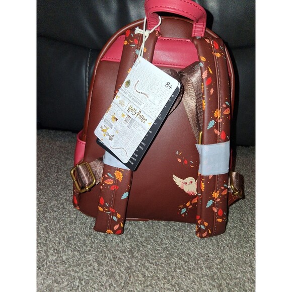 NEW! Loungefly Harry Potter Hogwarts Fall Leaves Mini Backpack - Picture 6 of 9